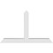 Ekena Millwork Portland Architectural Grade PVC Gable Bracket, 48"W x 30"H x 4"D x 4"F, 15/12 Pitch GBP048X30X0404POR00 - alternate 4
